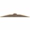 Ekena Millwork Portland Smooth Timber Gable Bracket, Douglas Fir, 48"W x 8"H x 1 1/2"D x 5 1/2"F, 4/12 Pitch GBW048X08X0206POR00SDF - alternate 2